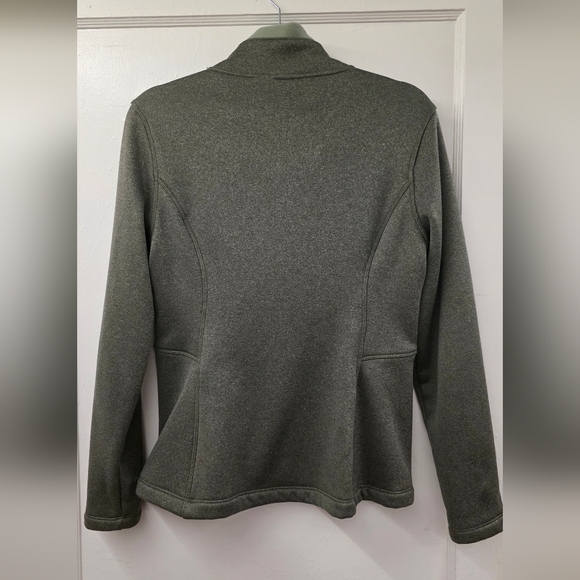 The North Face Softshell Full-Zip Jacket Gray/Green Medium - Picture 2 of 11